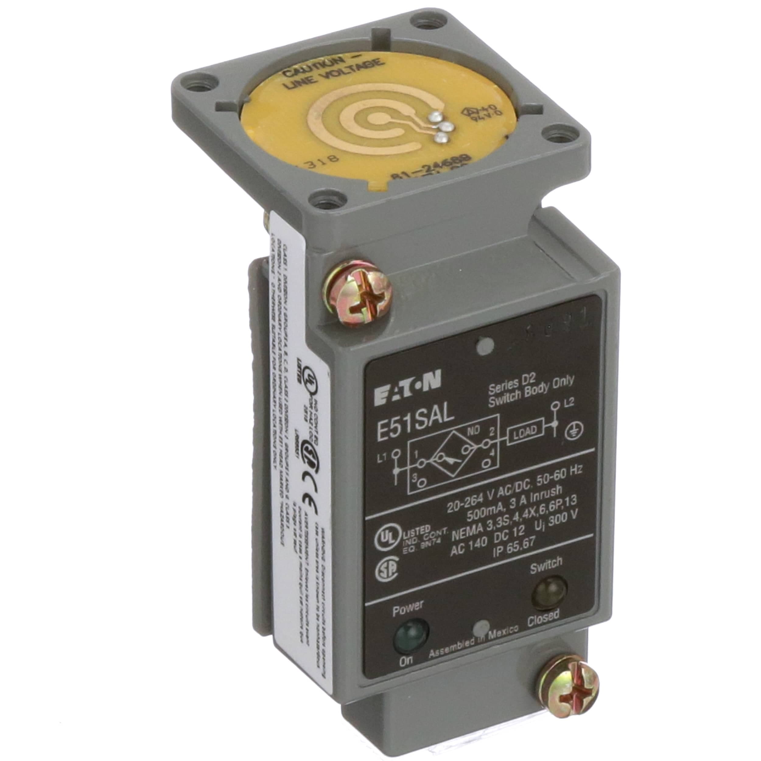 Proximity Photoelectric Sensor Body Use With Receptacle and Sensor Head 20-264V AC/DC